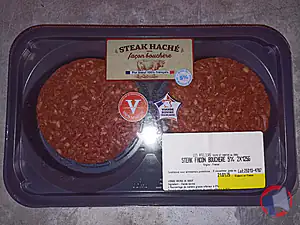 Rappel produit Steak haché façon bouchère 5% 2X125G