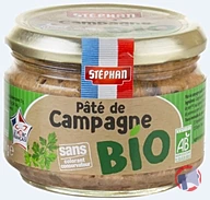Rappel produit Pâté de Campagne Bio Stéphan 180g STEPHAN (photo numéro 1)