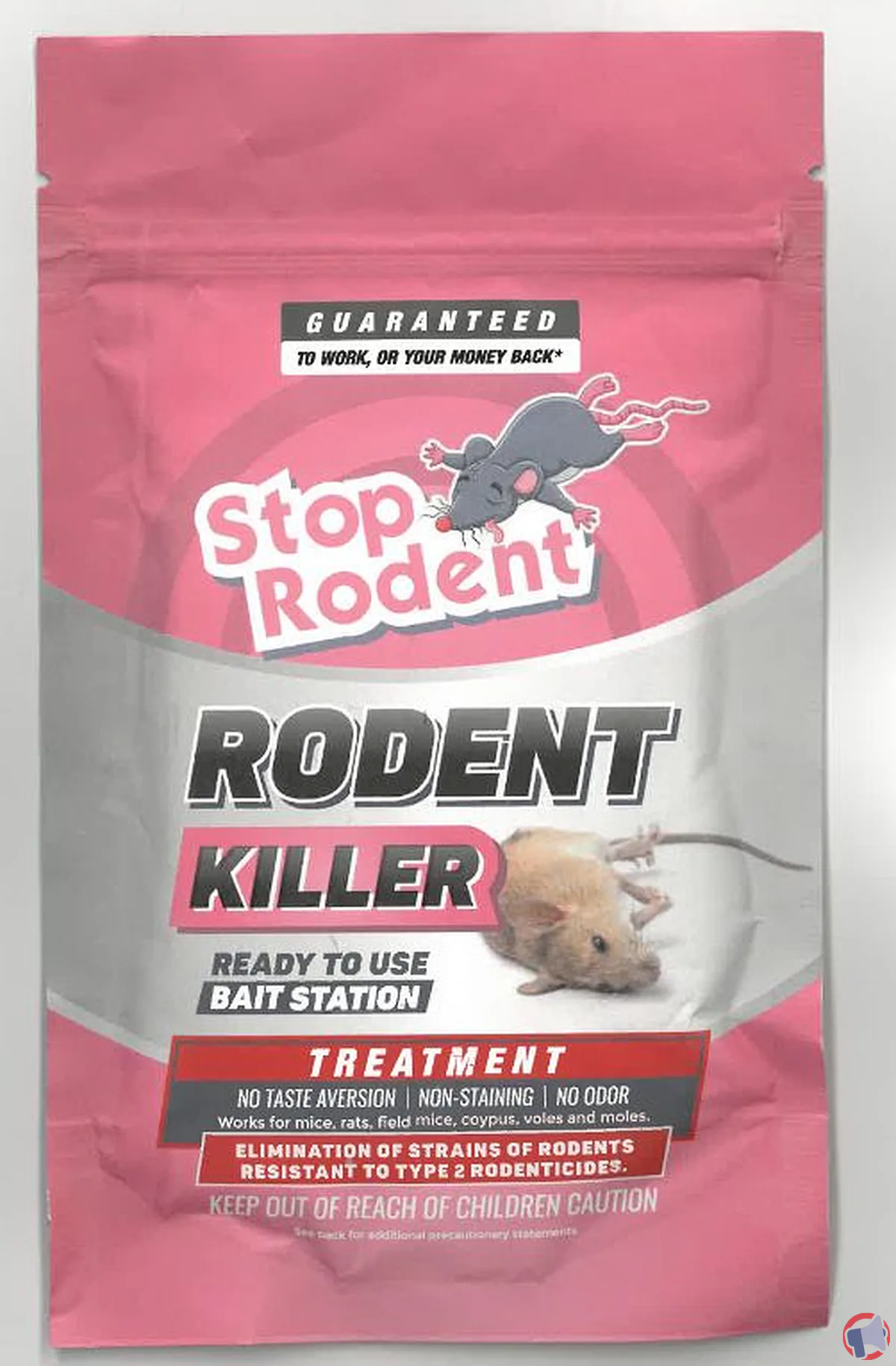 Rappel produit : rodent killer - 500 baits de la marque Stop rodent