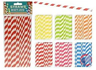 Rappel produit PAILLES RAYÉES PAPIER 16 pièces STRAWS RIETJES