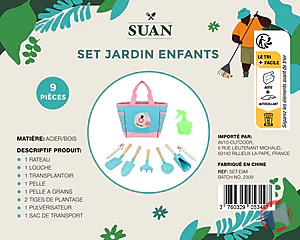 Rappel produit SET JARDIN ENFANTS SUAN