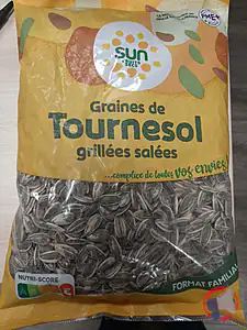 Rappel produit Graines de tournesol grillées salées SUN