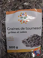 Rappel produit Graines de tournesol grillées salées SUNCHEFS (photo numéro 2)
