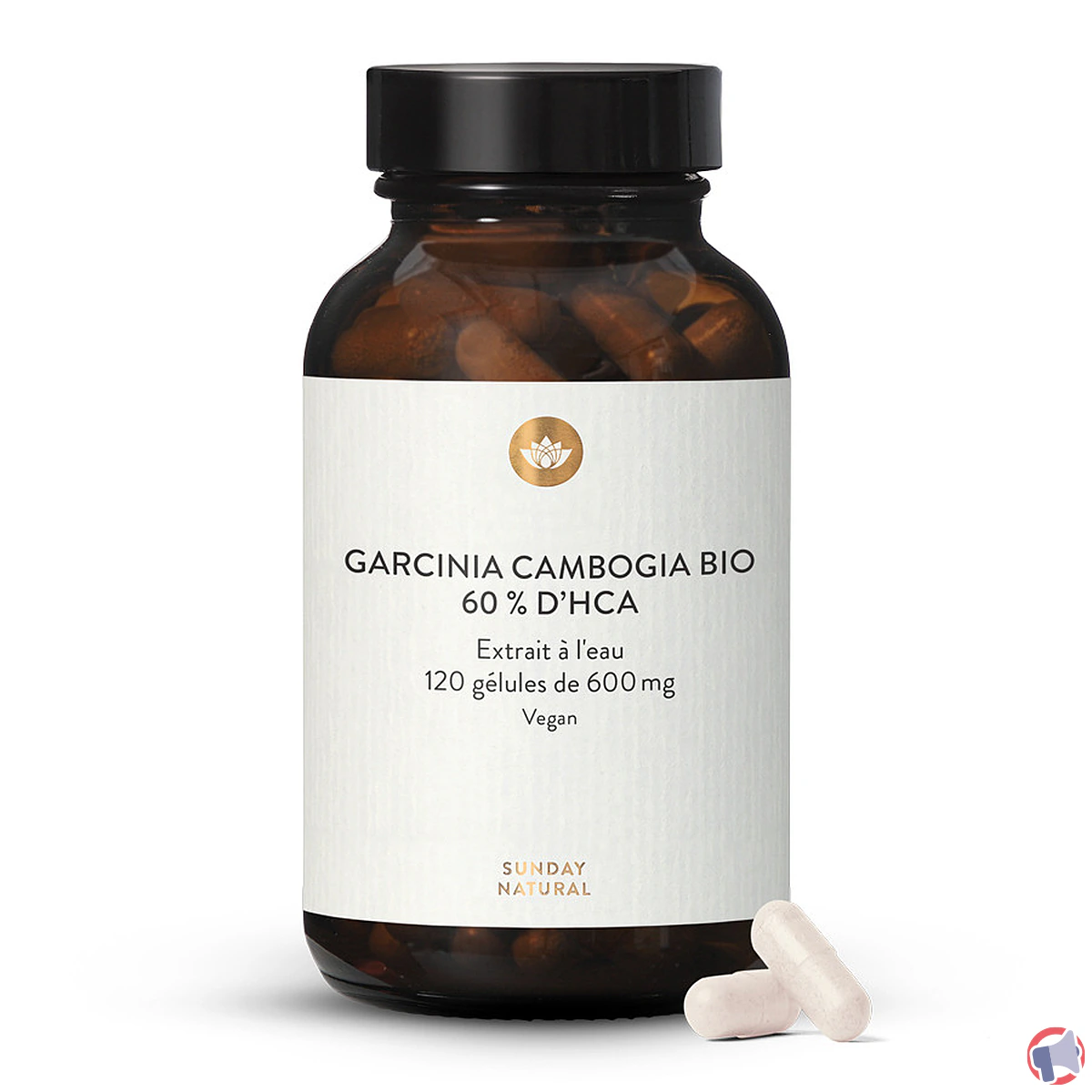 Rappel de produit : Garcinia Cambogia Bio 60% HCA de Sunday Natural