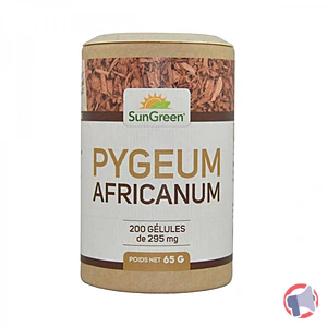 Rappel produit PYGEUM AFRICANUM - 200 GÉLULES VÉGÉTALES DE 250 MG Sungreen