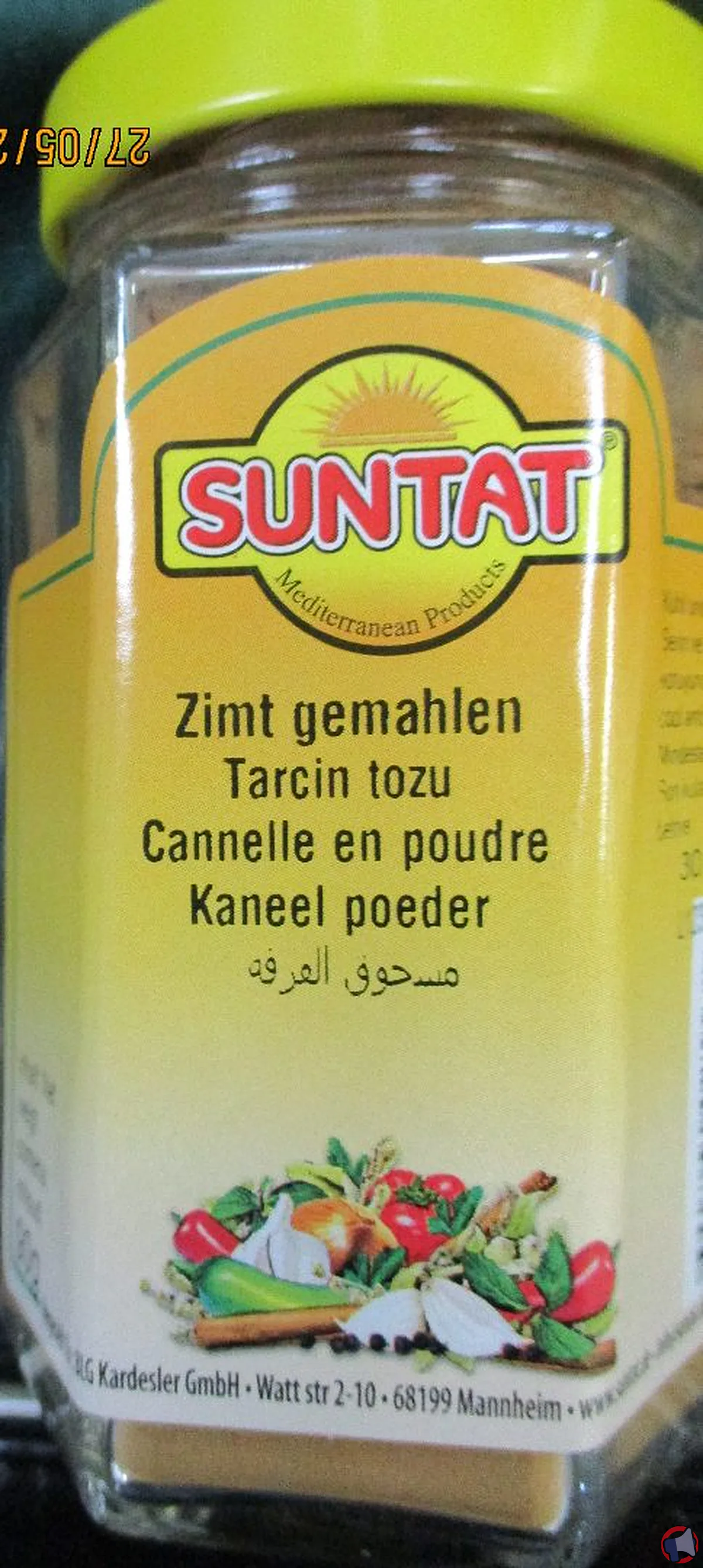Rappel de produit : cannelle en poudre Suntat pour dépassement de plomb