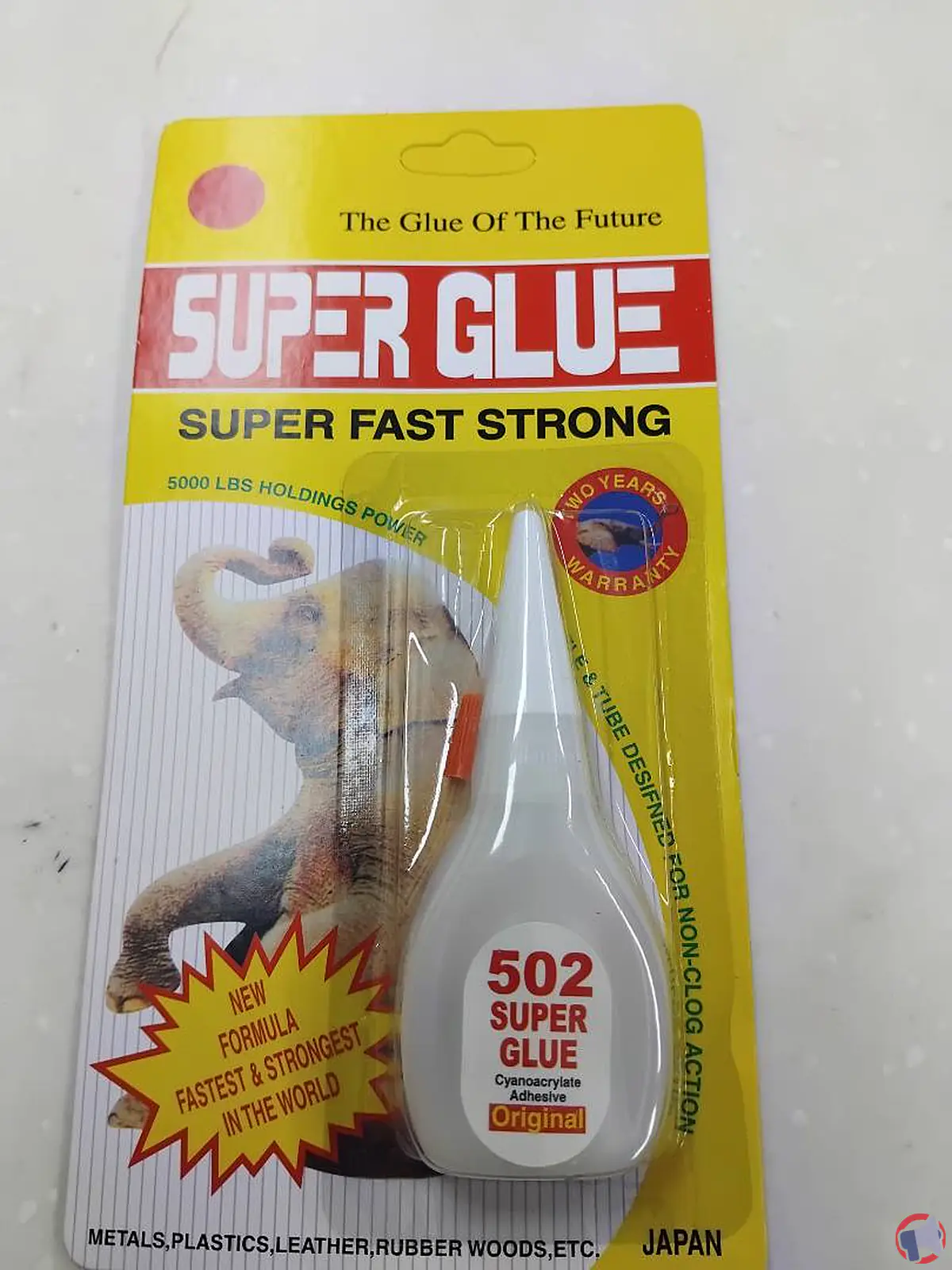 Rappel de produit : Super glue Super fast strong pour risque chimique et allergisant