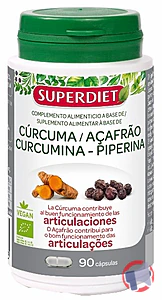 Rappel produit CURCUMA / ACAFRAO CURCUMINA - PIPERINA 90 capsulas SUPERDIET