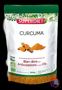 Rappel produit Curcuma Bio 200g SUPERDIET