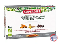 Rappel produit SUPERDIET CURCUMA CURCUMINE GINGEMBRE PIPERINE BIO 20X15ML