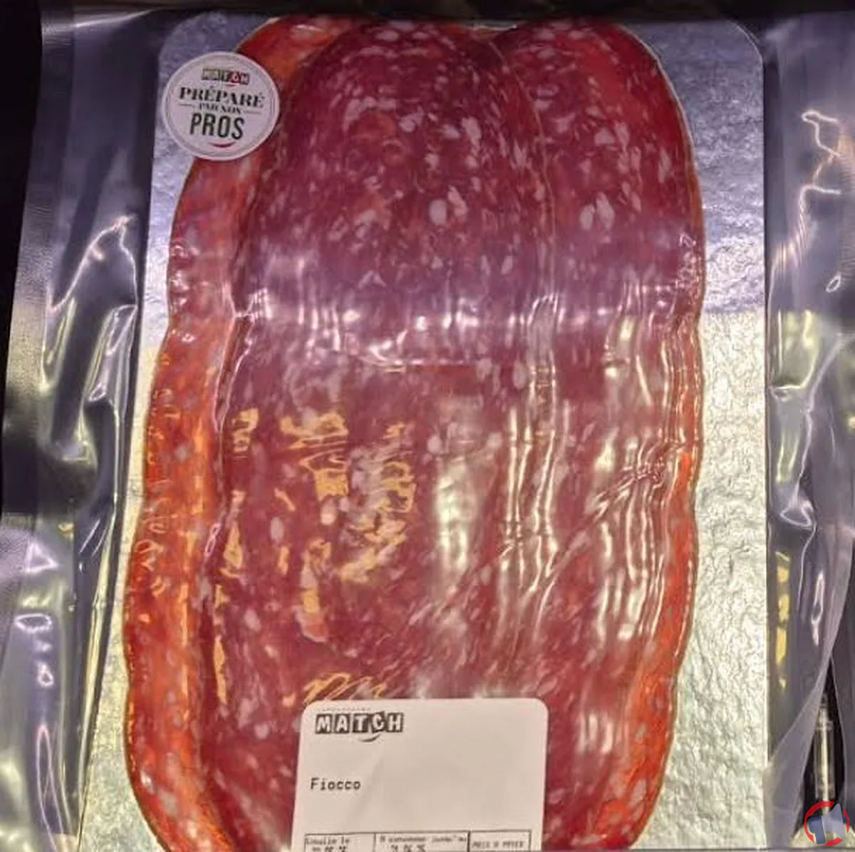 Rappel de produit : saucisson Fiocco Villani de Supermarché Match