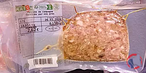 Rappel produit Terrines cuisinés par nos pros Supermarchés MATCH