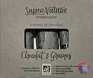 Rappel produit Etui de 3 barres Chocolat & Graines 3x40g SuperNature