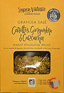Rappel produit Granola Carotte Gingembre Curcuma 160g SuperNature