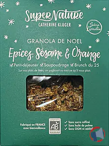 Rappel produit Granola Epices de Noël 350g SuperNature