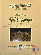 Rappel produit SuperNature Granola Miel & Graines 350g