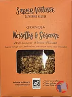 Rappel produit Granola Noisettes & Sésame 350g SuperNature