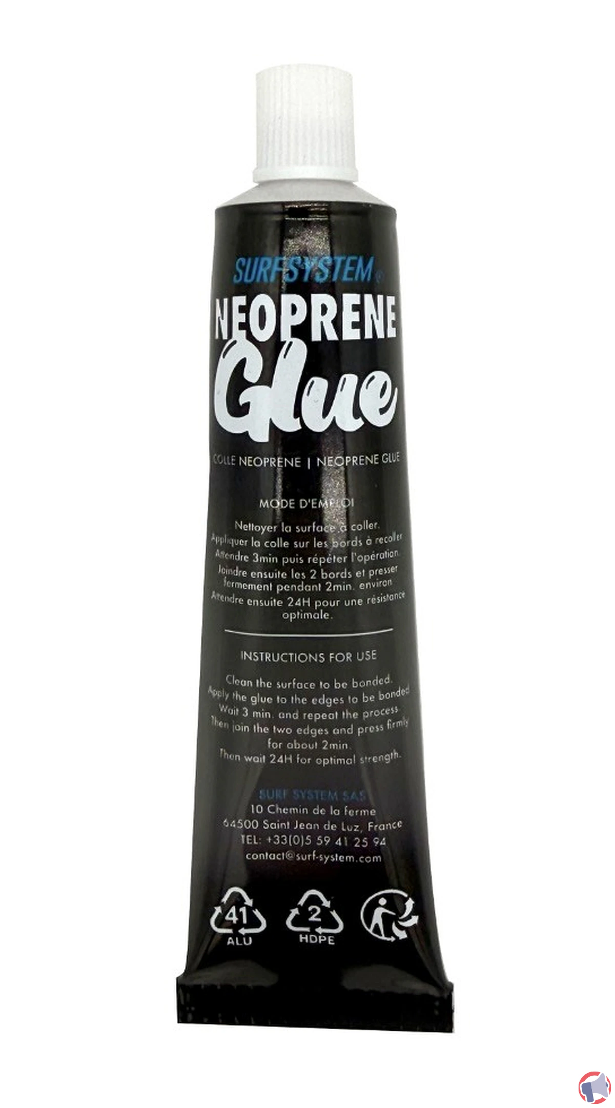 Rappel : surf system kit de réparation colle au néoprène