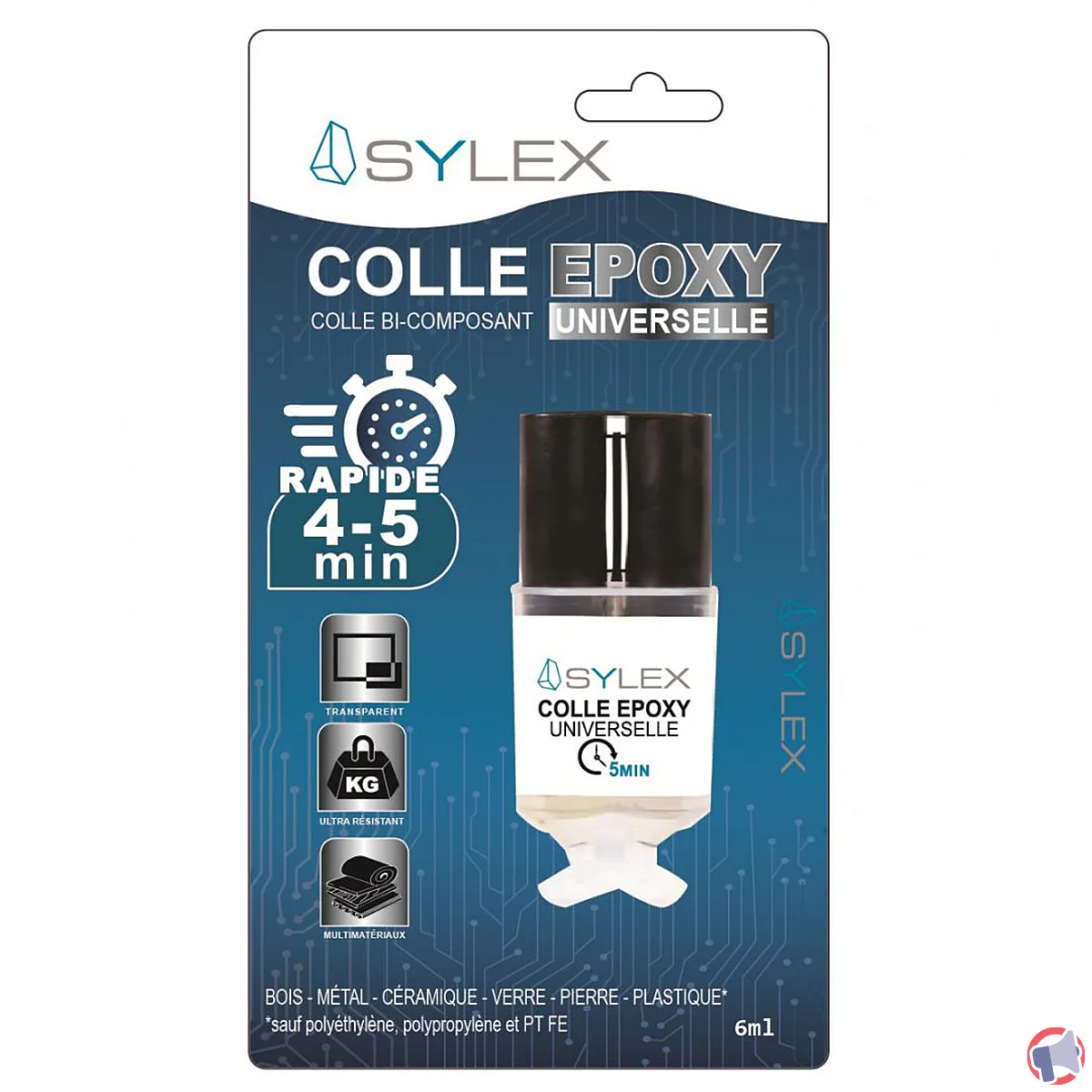 Rappel de produit : colle epoxy universelle SYLEX en raison d'un étiquetage non conforme