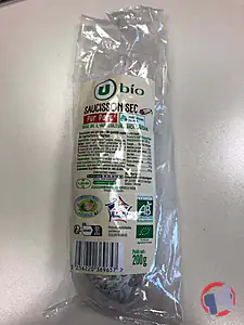 Rappel produit SAUCISSON SEC BIO SYSTEME U BIO