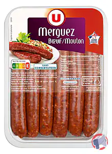 Rappel produit MERGUEZ X6 VBF U SYSTEME U