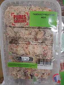 Rappel produit TABOULE FRUITS DE MER