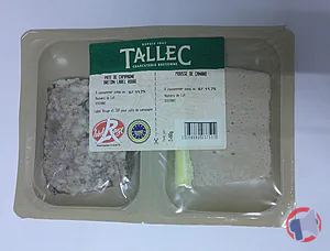 Rappel produit DUO CAMPAGNE BRETON IGP LR MOUSSE CANARD TALLEC