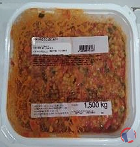 Rappel produit TARTARE DE LEGUMES