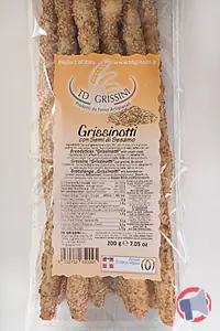 Rappel produit gressins "Grissinotti" aux graines de sésame TD GRISSINI