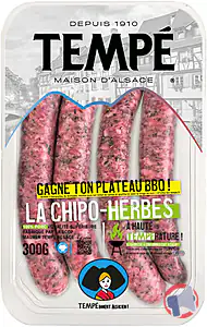 Rappel produit Chipolata aux herbes TEMPE