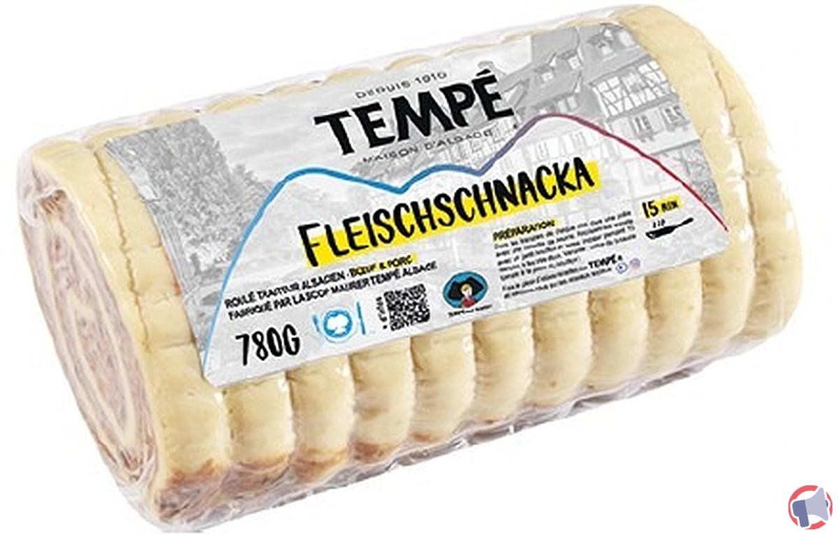 Rappel produit : Fleischschnacka TEMPE pour risque de salmonellose