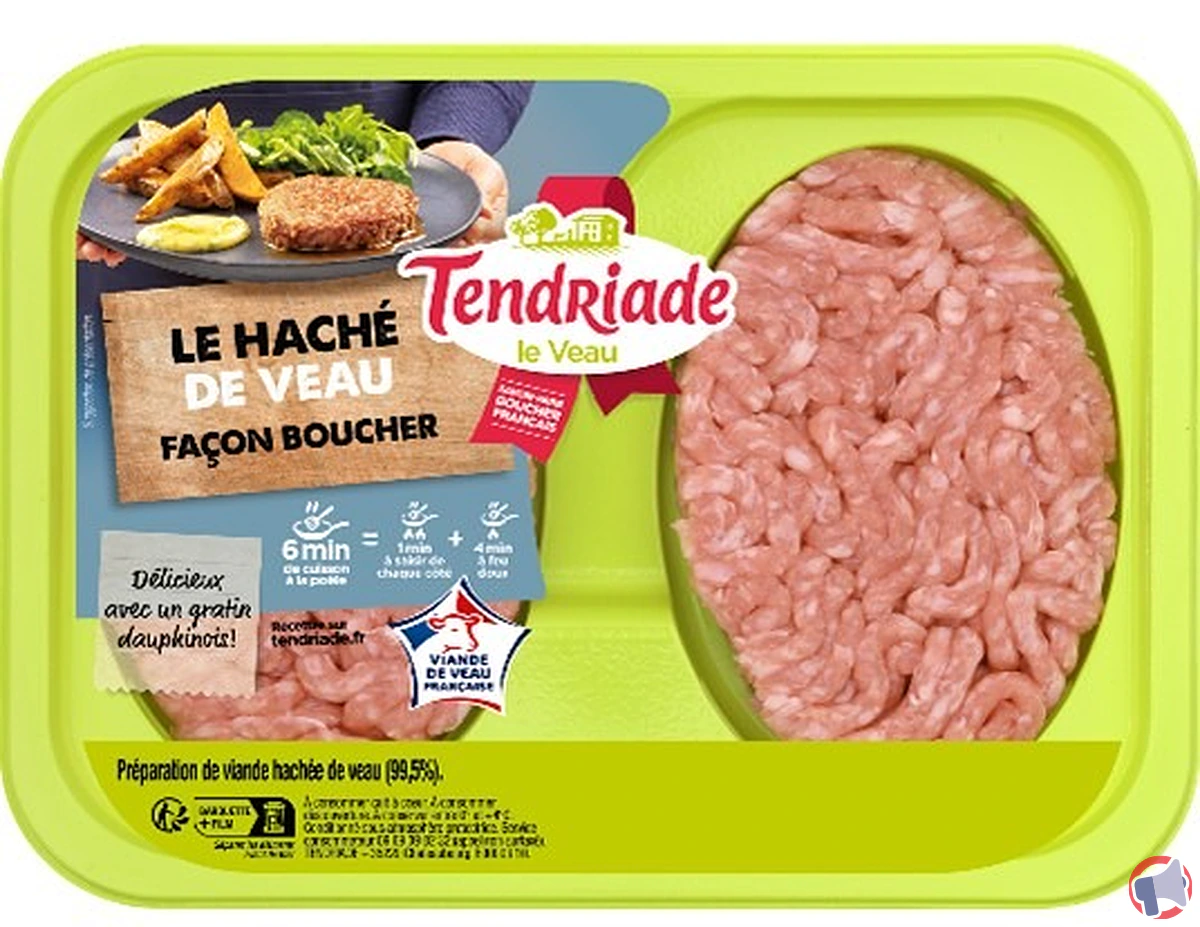 Rappel produit Tendriade haché veau façon boucher — ce qu’il faut savoir et les mesures à prendre