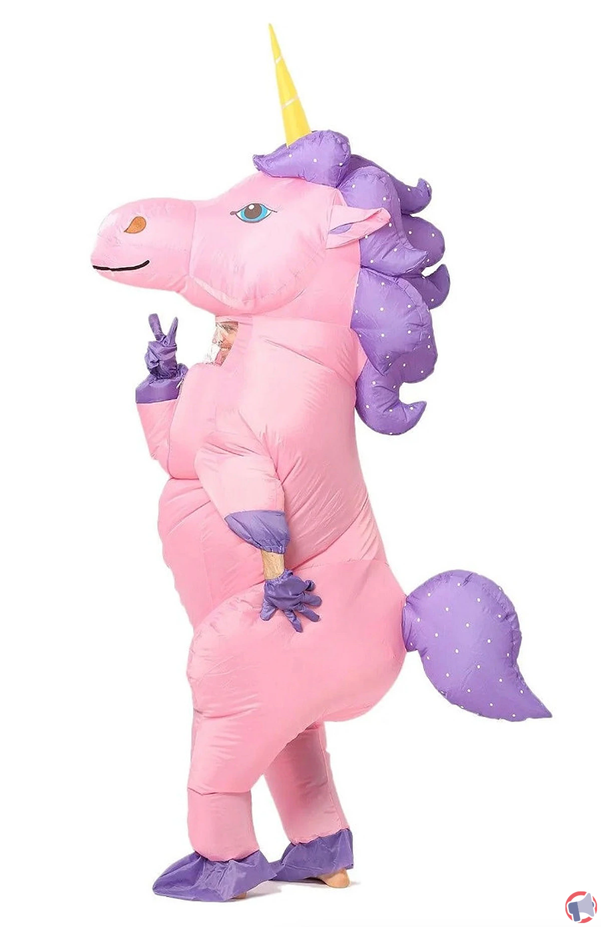 Rappel de produit : tenue licorne gonflable en raison de risques multiples
