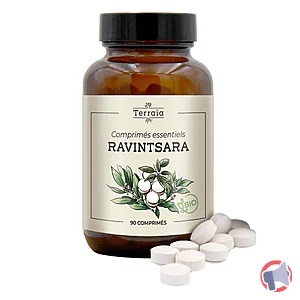 Rappel produit Comprimés essentiels Ravintsara Bio - 90 comprimés TERRAIA