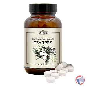 Rappel produit Comprimés essentiels Tea tree Bio - 90 comprimés TERRAIA