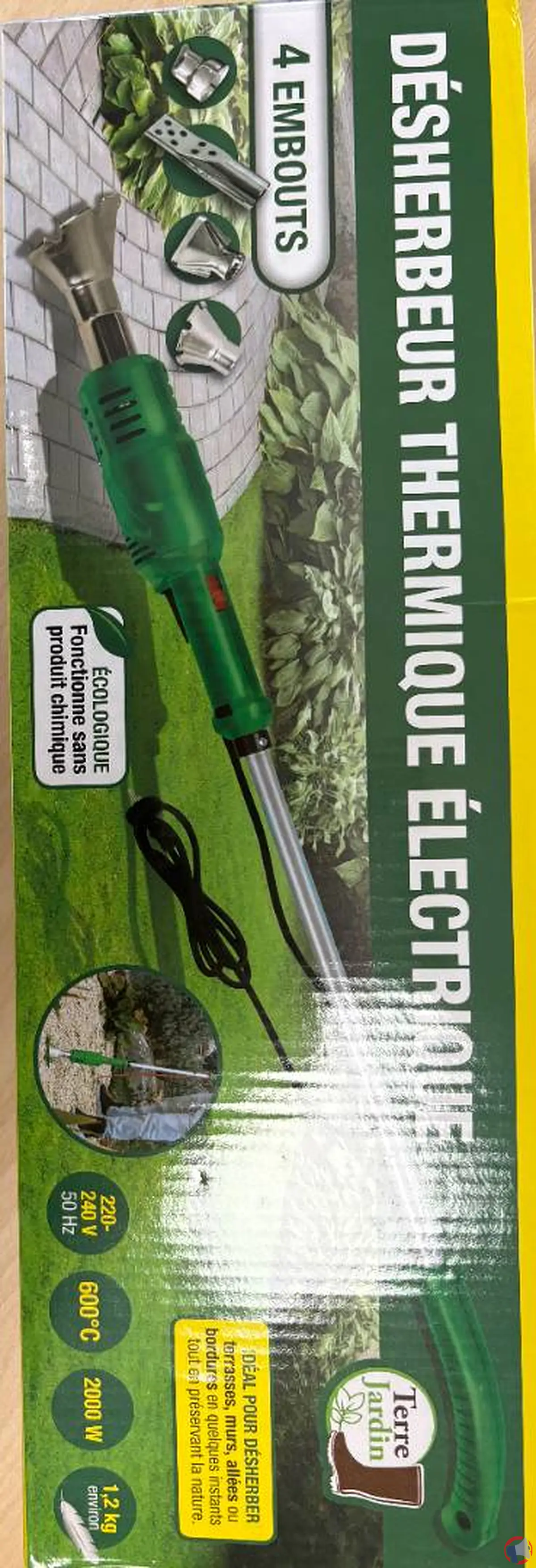 Rappel produit : désherbeur thermique électrique Terre et Jardin