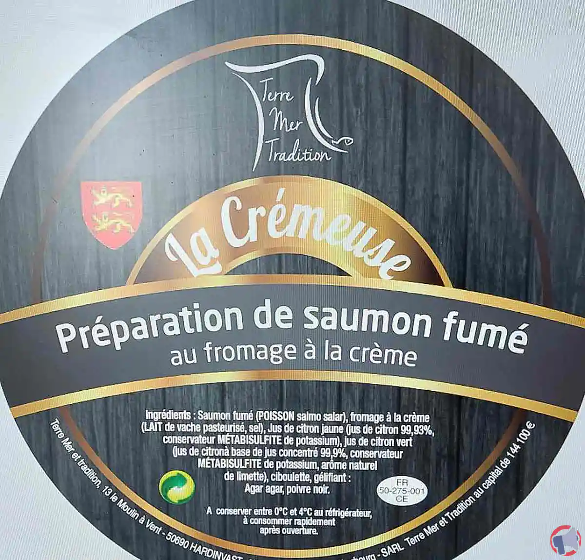 Rappel de produit : préparation culinaire à base de saumon fumé de la marque Terre Mer et Tradition