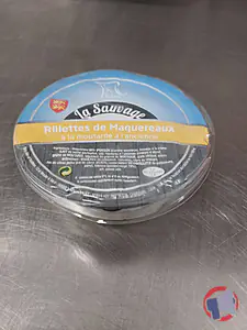 Rappel produit PREPARATION CULINAIRE, RILLETTES DE MAQUEREAUX et de THON TERRE MER ET TRADITION