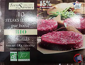 Rappel produit Steak haché Terre de Saveurs
