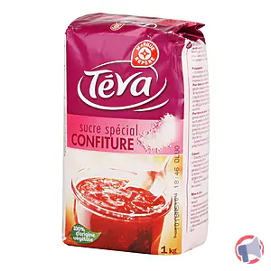 Rappel produit SUCRE SPECIAL CONFITURE 1KG TEVA