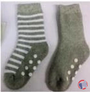Rappel produit Chaussettes Bébé antidérapantes - Lot de 2 paires TEX BASIC