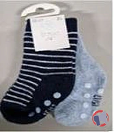 Rappel produit Chaussettes Bébé antidérapantes - Lot de 2 paires TEX BASIC (photo numéro 2)