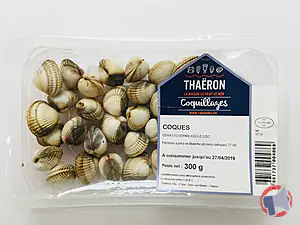 Rappel produit Coques Cerastoderma edule Thaëron