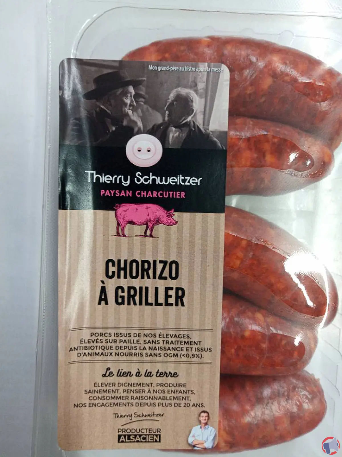 Rappel de chorizo à griller Thierry Schweitzer pour risque de salmonellose