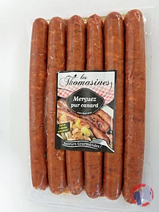 Rappel produit MERGUEZ PUR CANARD LES THOMASINES