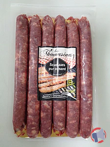 Rappel produit Saucisses pur canard façon chipolata LES THOMASINES