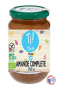 Rappel produit Purée d'amande complète Ti!Bio