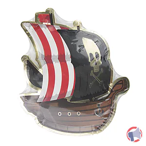 Rappel produit 8 ASSIETTES PIRATE 23CM TIM&PUCE FACTORY