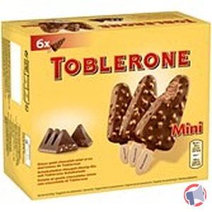 Rappel produit 6 mini batonnets de glace TOBLERONE TOBLERONE