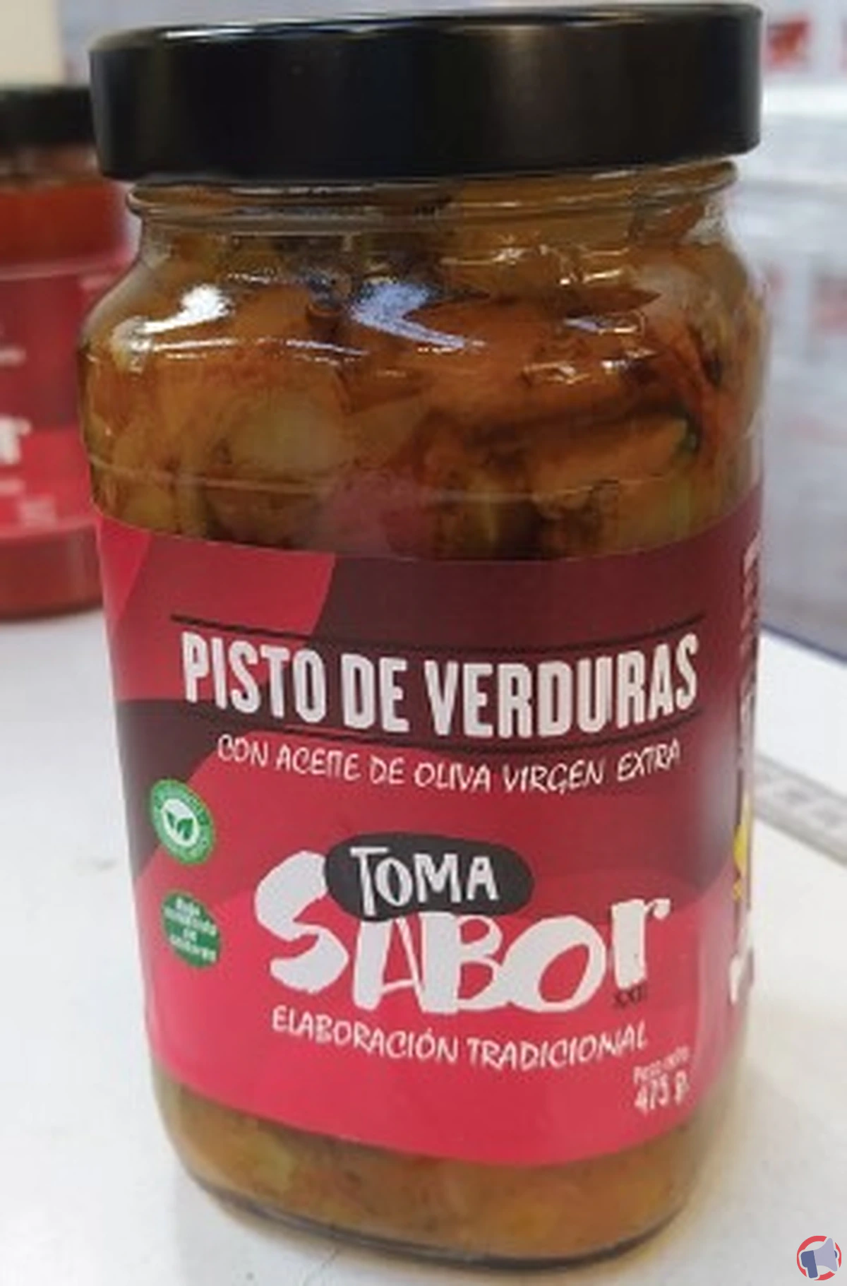 Rappel produit : ratatouille Toma sabor en raison d'un défaut de stabilité microbiologique